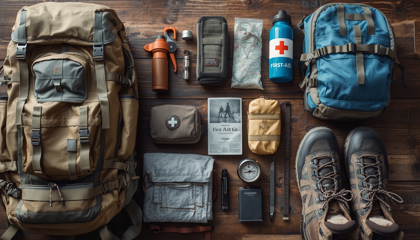 Walking essentials kit from Forcenature